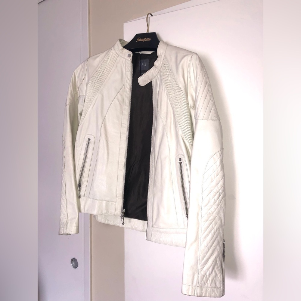 Men’s Armani Exchange Leather Jacket